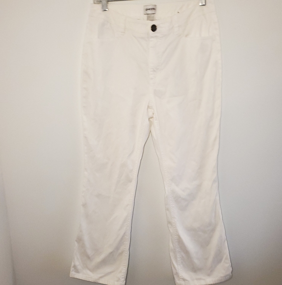 Chico's Jeans Chicos White Corduroy High Rise Bootcut Pants Poshmark